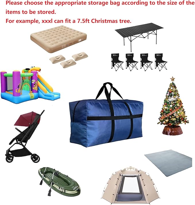 Extra Large Duffle Bag for Travel, Big Foldable Storage Bag - Green