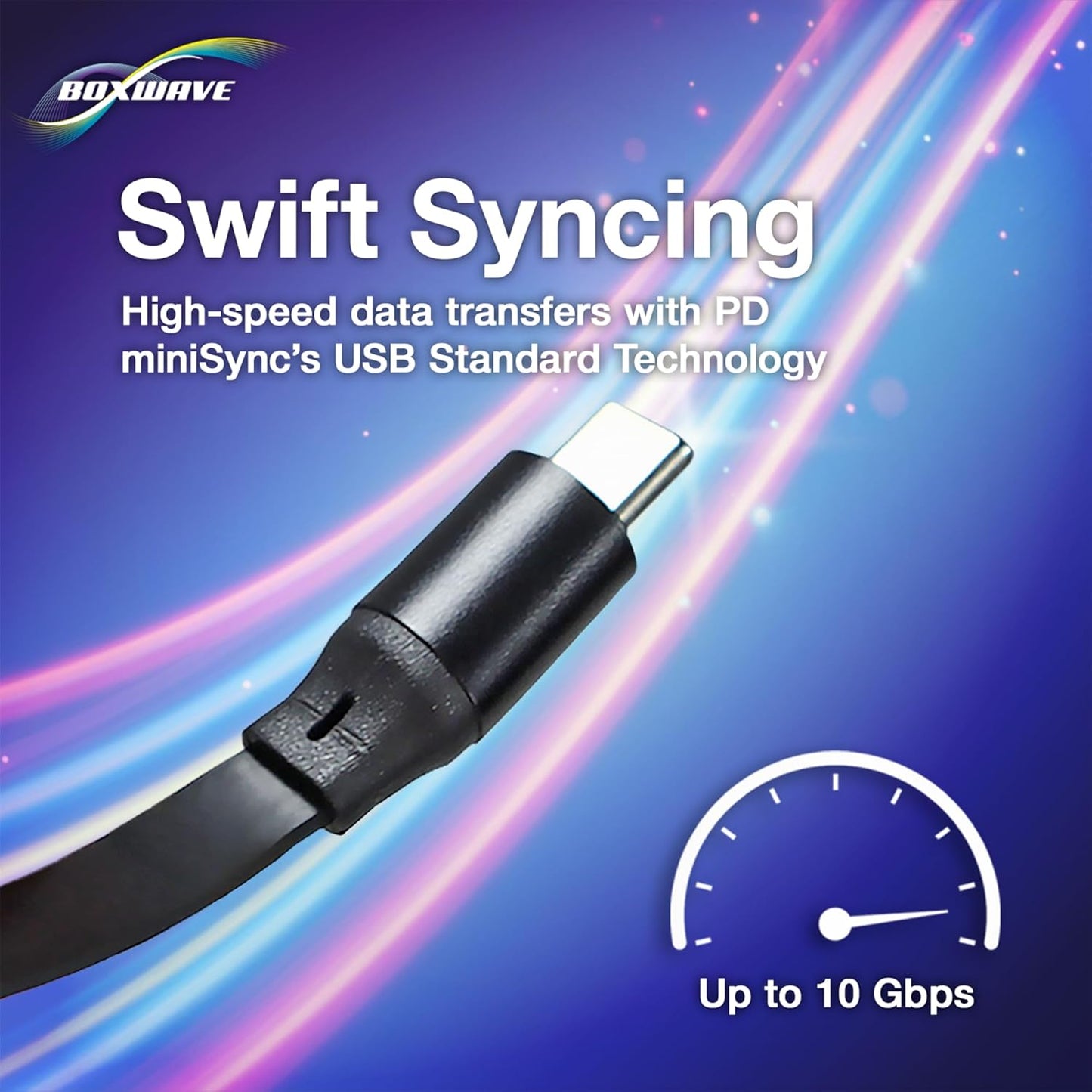 BoxWave TIMMKOO Q5 MP3 (240W), 240W Cable Compatible with WiFi Player with Bluetooth - PD miniSync Retractable PD