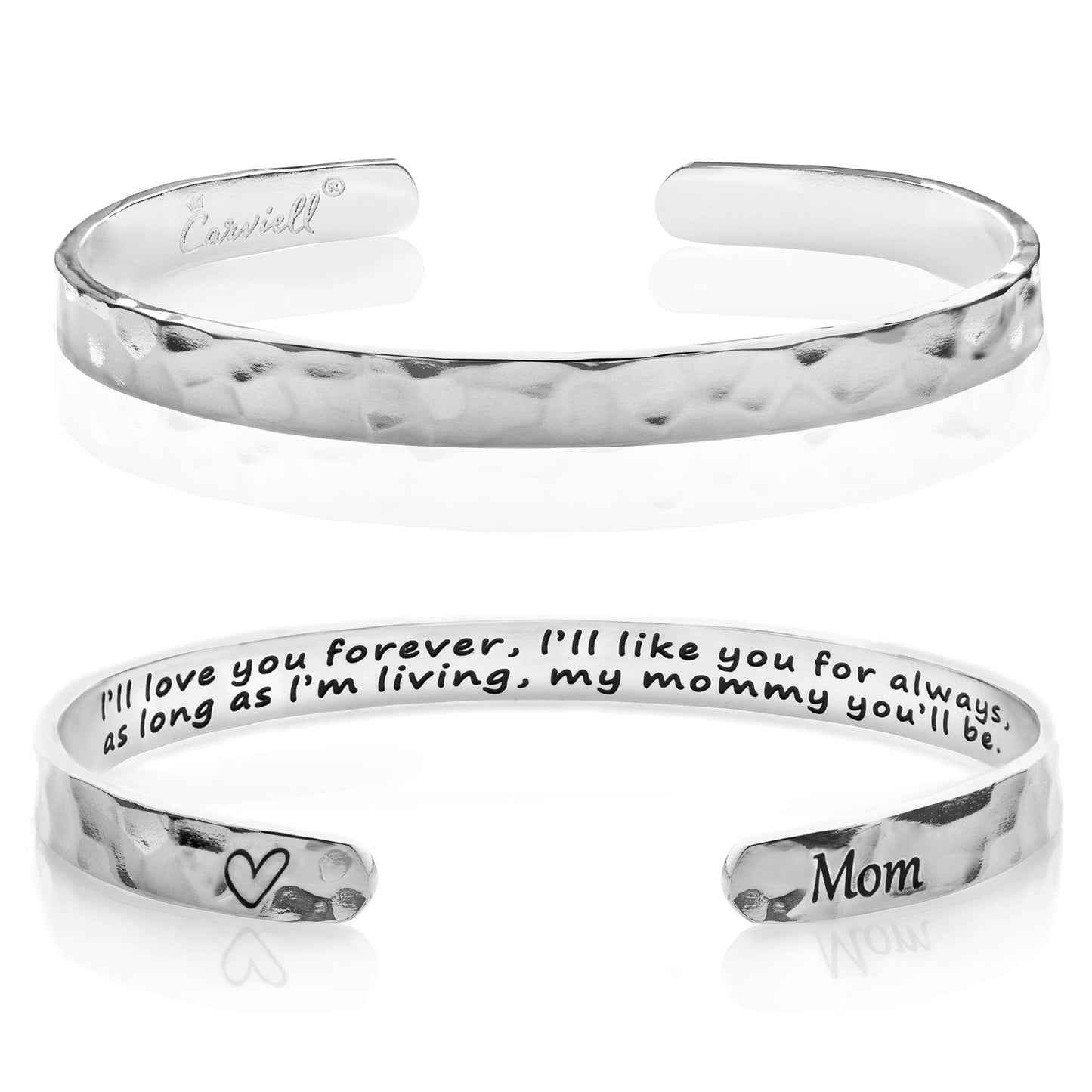 Carviell Bracelet, Mom Gift from Daughters Sons, Mother of the Bride Gift, Mother Gifts, Presents for Mom, Mama Bracelet I'll love you forever