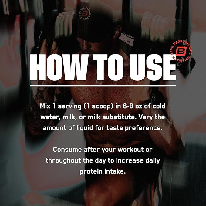 BARE PERFORMANCE NUTRITION, BPN Whey Protein + Casein Protein Powder Blend, Cinnamon Roll 25g Protein per Serving Supports Lean Muscle Recovery, 27 Servings, Third Party Tested