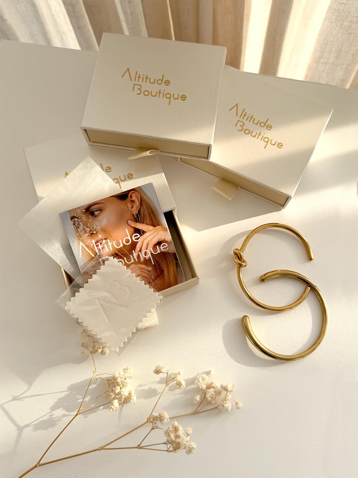 Altitude Boutique CZ Pave Huggie Hoop Earrings | 14K Gold-Plated or Rhodium-Plated | 4-Row Cubic Zirconia Hoops in 17mm or 25mm | Hypoallergenic Modern Statement Hoop Earrings for Women (Silver, 25mm)