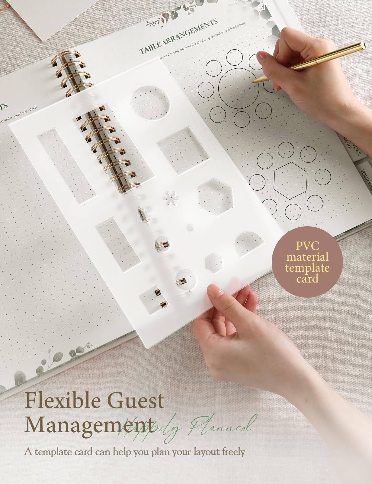 molekaus Wedding Planner Book And Organizer：Wedding Planner For Bride With Interchangeable Photo Cover & Embossed Design — Wedding Planner Bride to be Gifts, engagement gifts for couples 11.5*10.5in