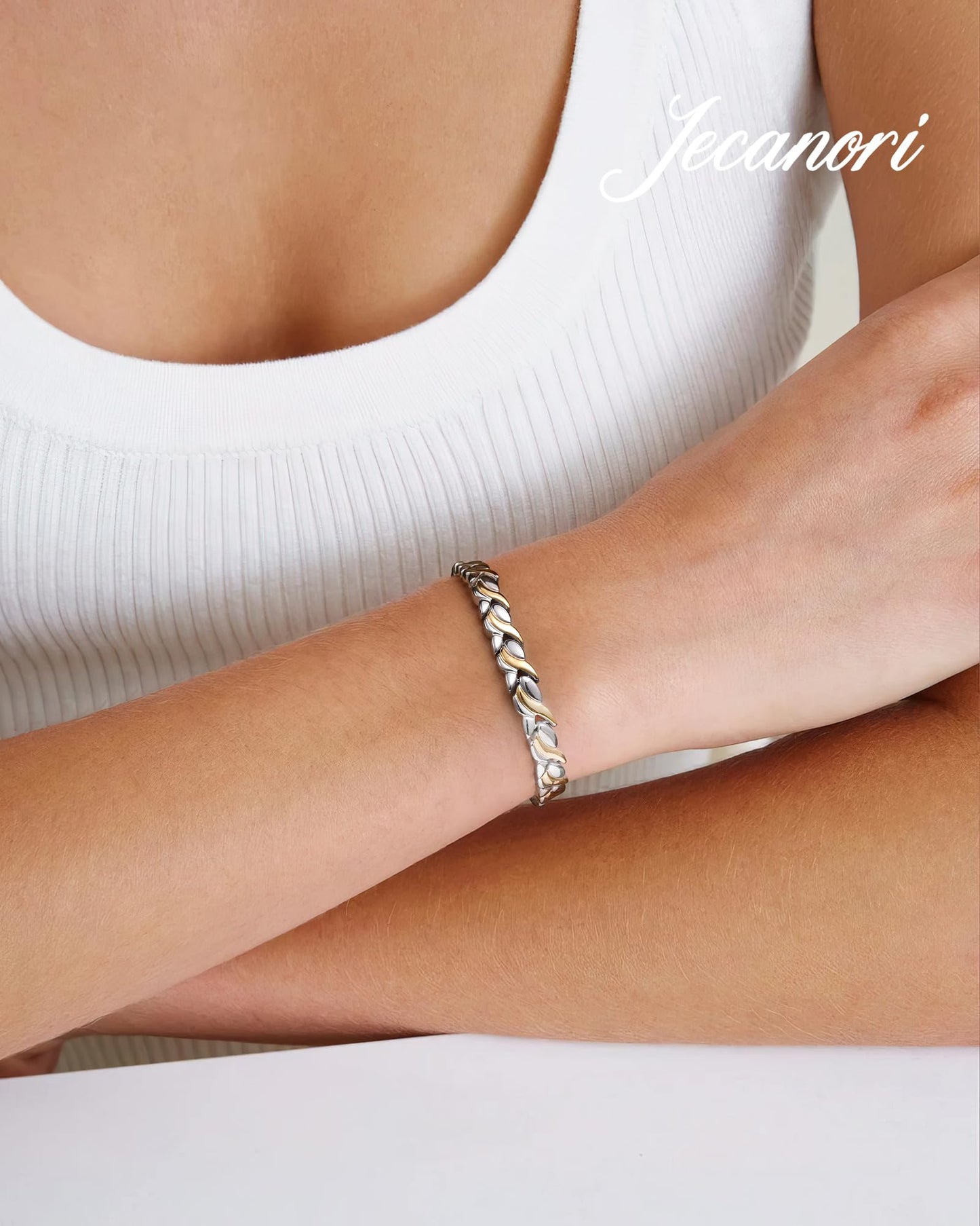 Jecanori Magnetic Bracelets for Women, Mermaid Adjustable Magnet Bracelets, Mother's Day Jewelry Gifts with Box(Mermaid Series)