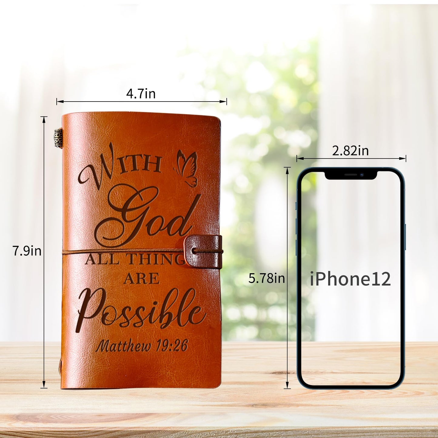 PRSTENLY Daughter Leather Journal+ Christian Leather Journal