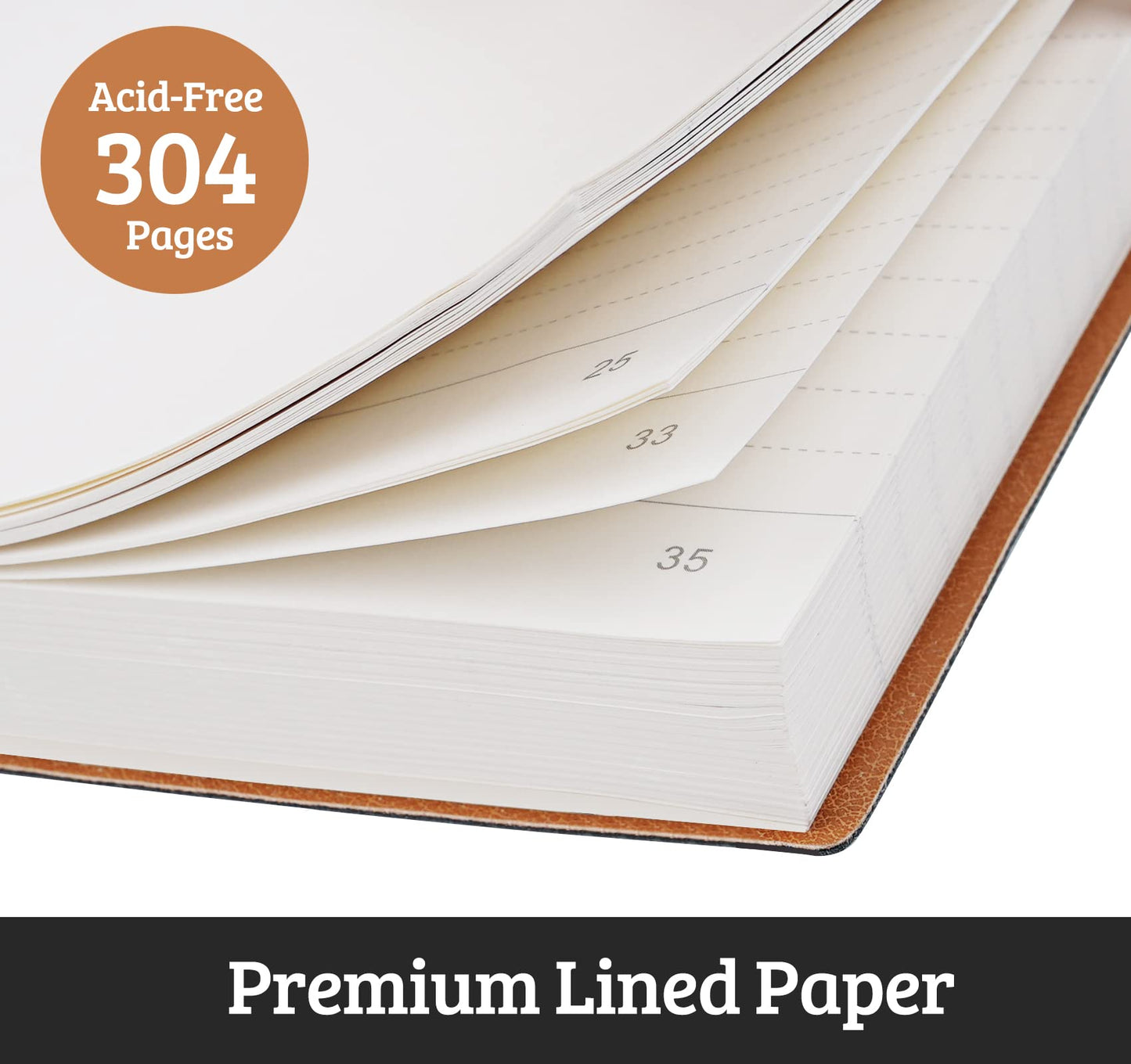 Gosirm Lined Notebook Journal Softcover, B5 Leather Notebook with Lined Paper 100gsm, Thick Journals for Women Men, Large College Ruled Notebooks for Writing, Work, 7.6'' X 10'' - 304 Pages Pink