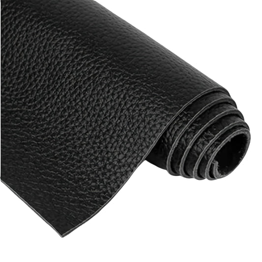 Black Leather, 1.4-2.0mm Thickness for Wallets, Briefcases, Sofa & Stool, Leather Sheets for Crafting (Blacklizhiwen20×40"