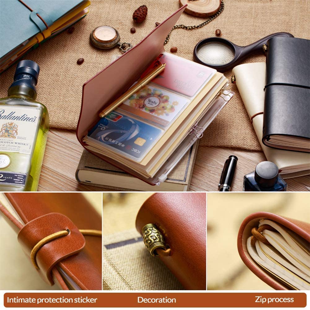 Hiipeenow Son Daughter in Law Gifts from Mom Dad, Leather Travel Journal 140 Pages, Birthday Graduation Christmas Back to School Gifts