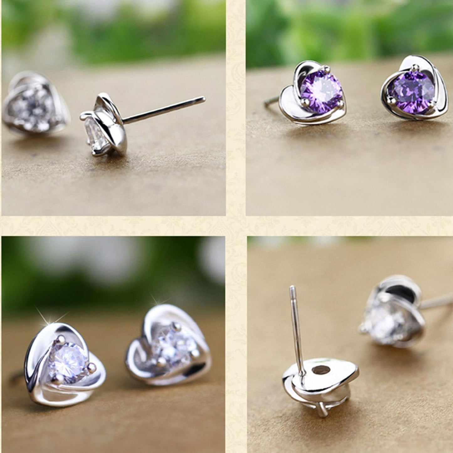 Lymphatic Earrings for Women Halolux Lymphvity Germanium Drainage Therapy Negative Ion Lymph Detox Earrings Jewelry (purple)