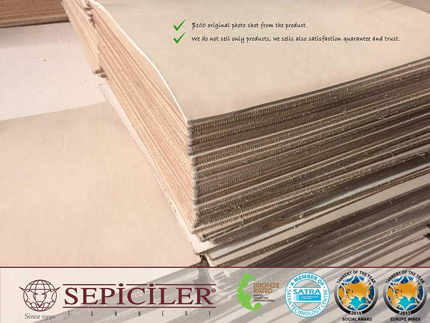 Sepici Premium Import Tooling Leather 8-9 oz Pre-Cut – Full Grain Veg Tan Cowhide for Carving, Stamping, Wet Molding & Leather Crafts, Vegetable Tanned, 2.5-4 SQFT