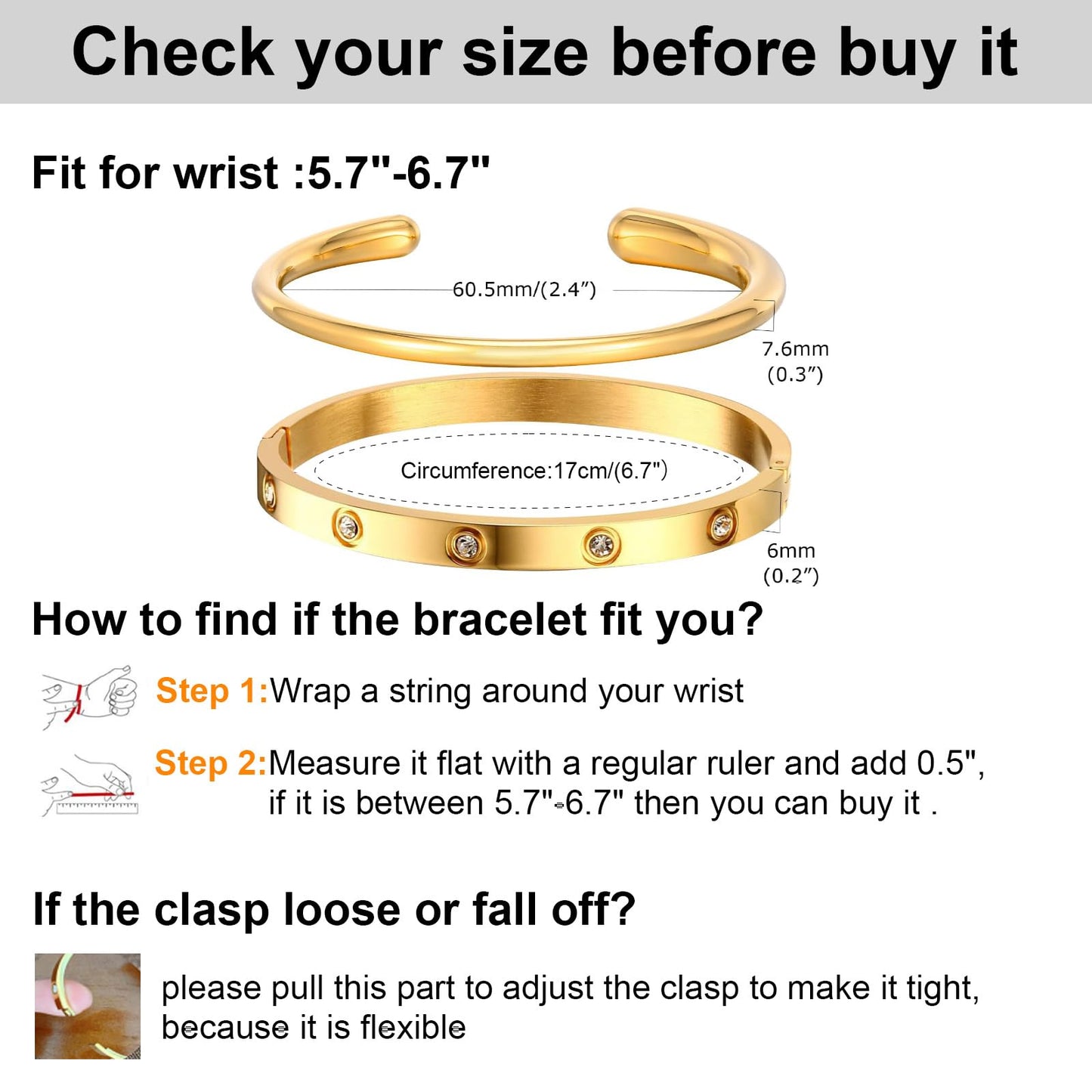 MPRAINBOW Gold Bracelets for Women, 2Pcs 18K Gold Plated Cubic Zirconia Bangle Crystal Friendship Bracelet Jewelry,Wedding Party Christmas Birthday Gift for Girlfriend Sister Daughter