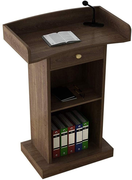 CAMBOS Lectern Podium Stand, Lectern Podium Stand,Lectern Podium Ceremonial Lectern Desk Simple Modern Welcome Shopping Guide Reception Customer Desk Host Stage