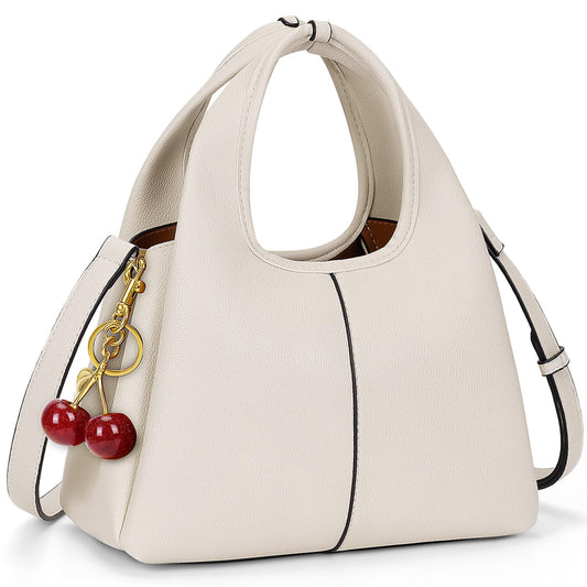 Women's Top Handle Handbag Small Satchel Bags Trendy Hobo Purse Crossbody Bag Faux Leather Shoulder Bag Satchel Purse