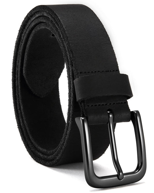 CHAOREN Full Grain Leather Belt for Men, Work Belts for Men Heavy Duty, Daily Wear for Jeans Pants