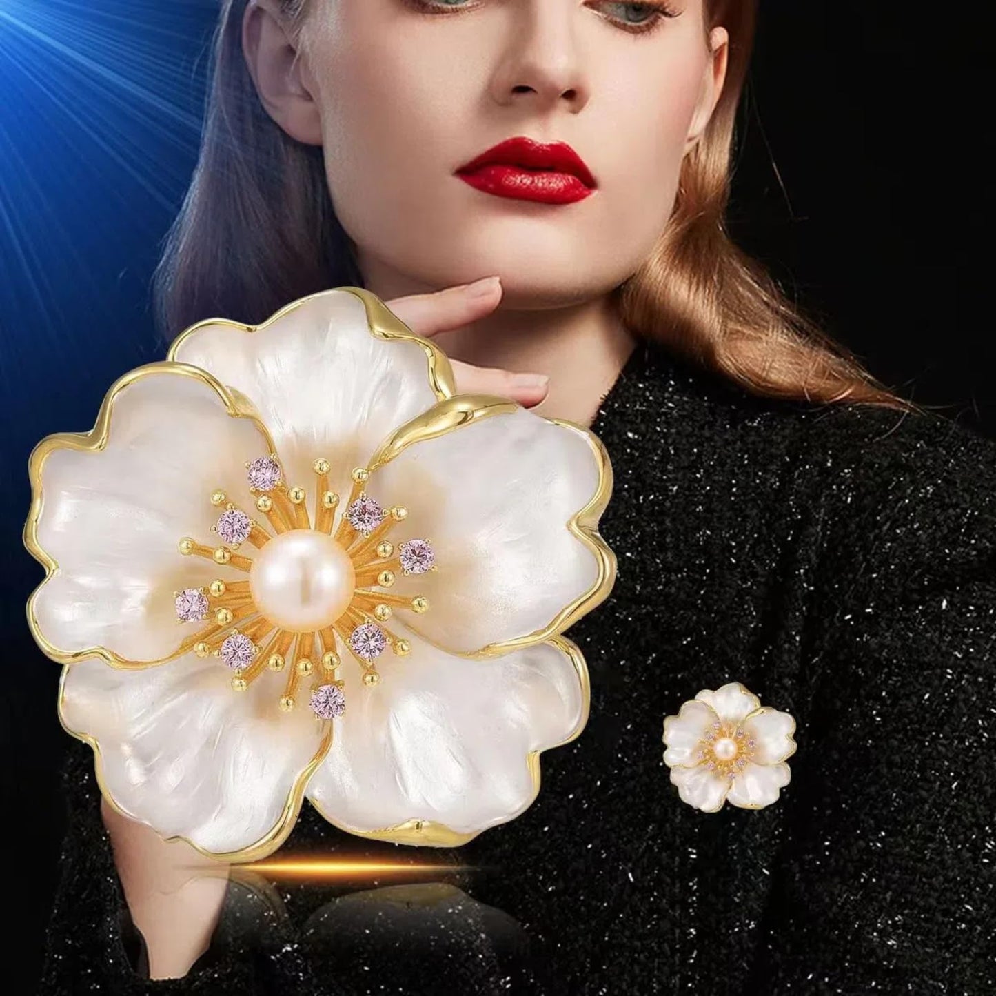 Fashion Brooches For Women, Flower Brooch Pins, Suitable For Party And Daily Wear On Many Occasions，L