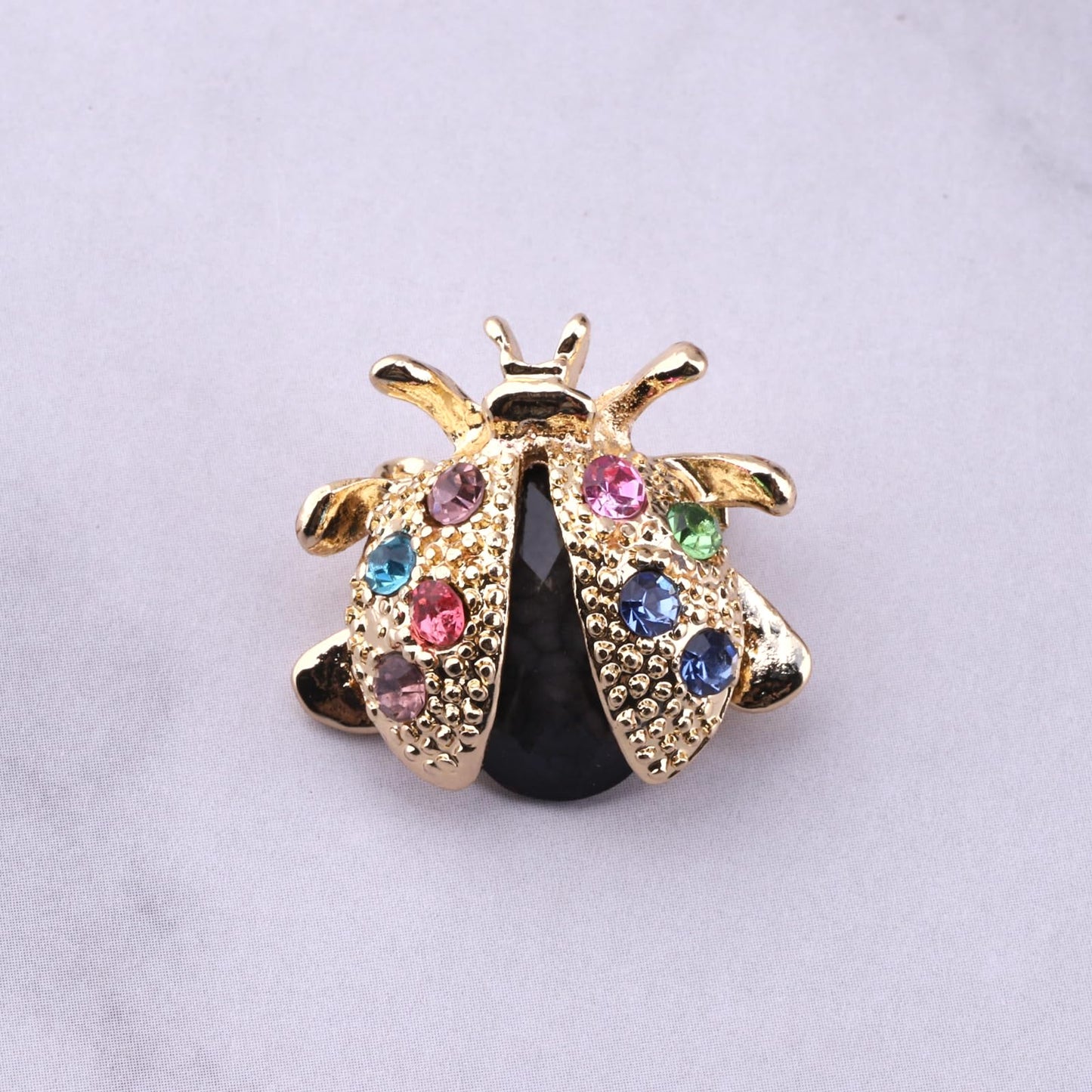 FEELMEM Crystal Rhinestone Butterfly Brooch Pin Blue Color Butterfly Brooches for For Women Wedding/Banquet/Birthday Party (yellow-2)