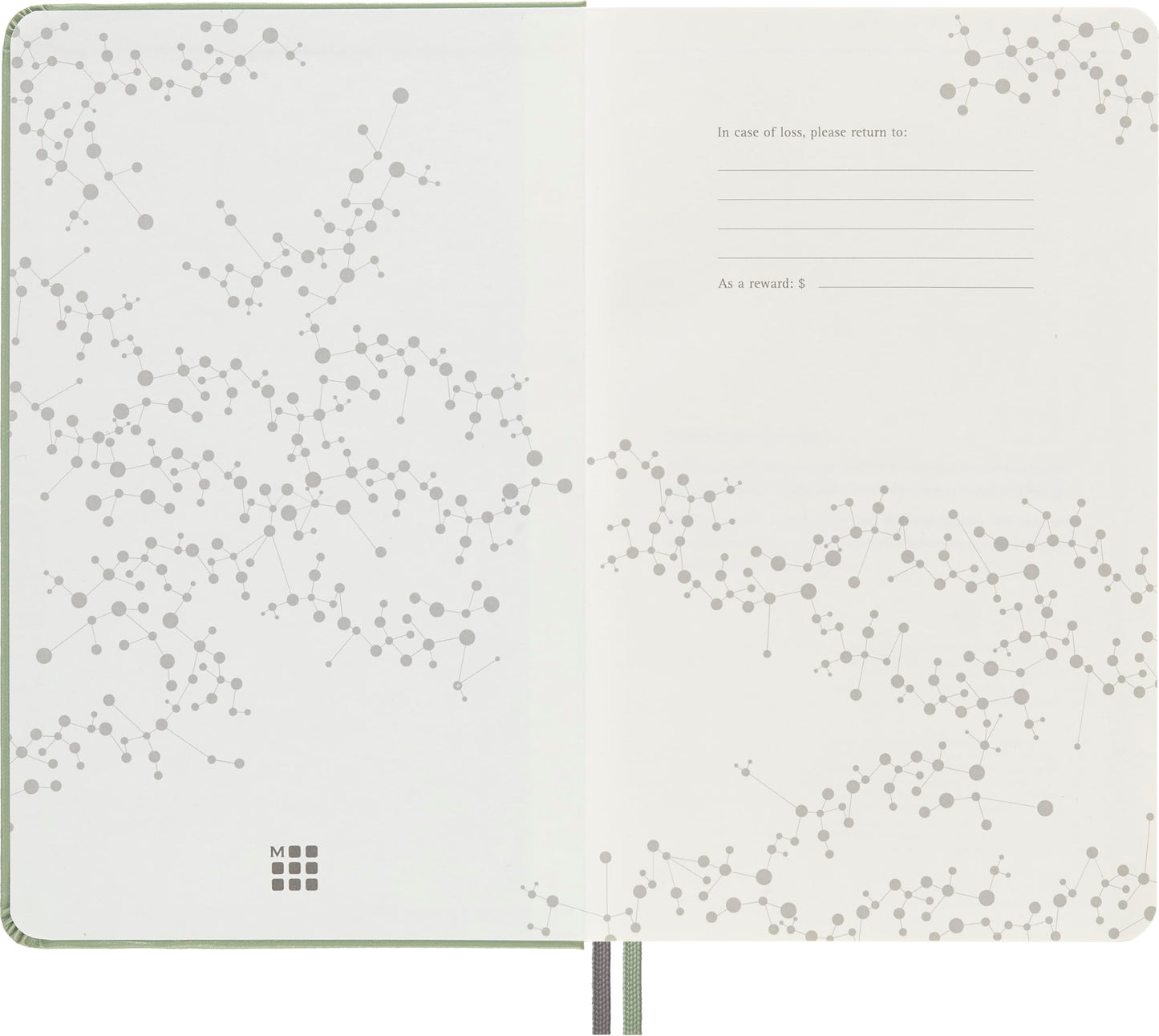 Moleskine Passion Journal, Wellness, Hard Cover, Large (5" x 8.25") Willow Green, 400 Pages