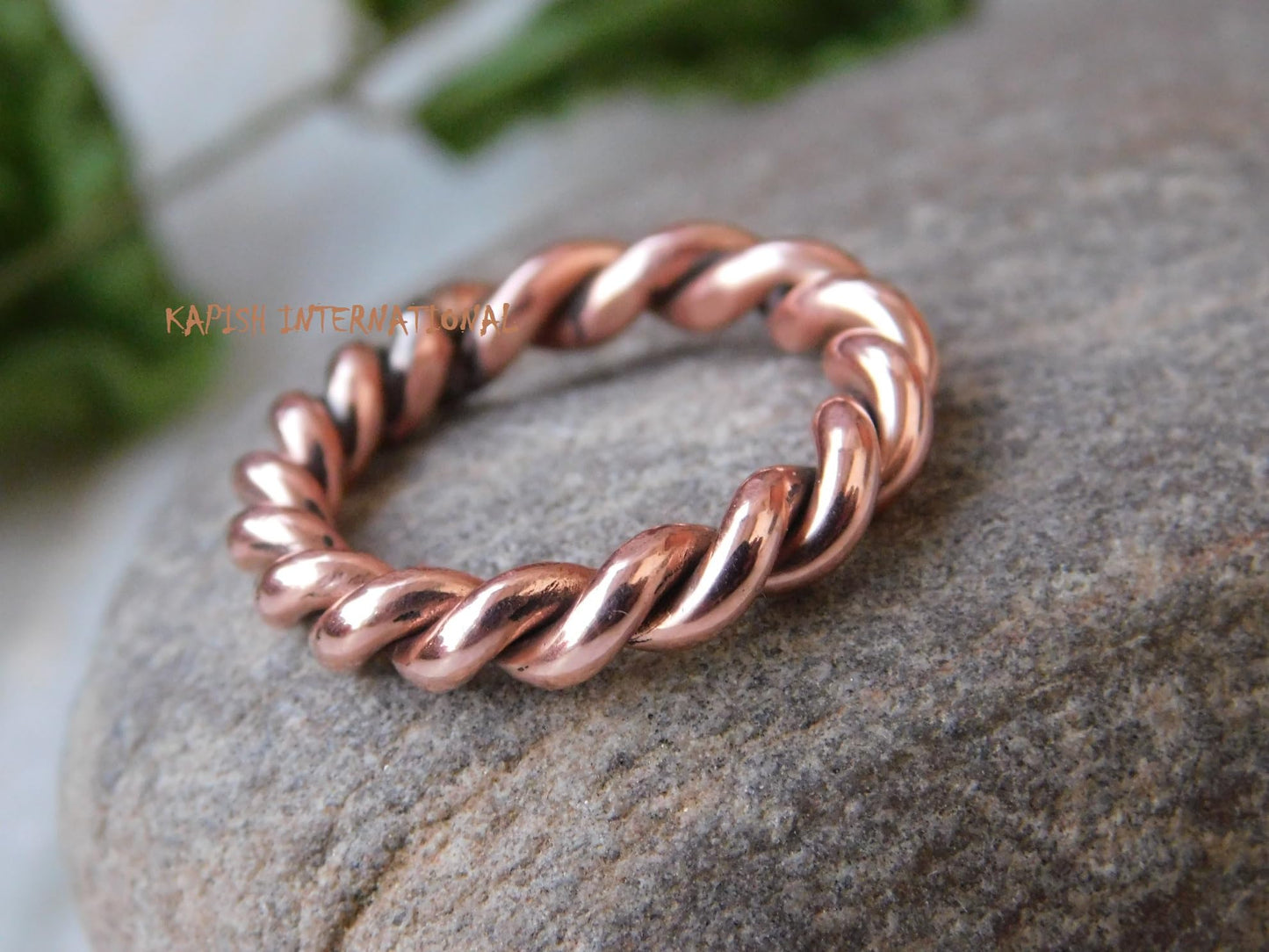 Generic Pure copper tensor rings twisted, Simple ring, Tensor Rings Twist Ring Jewelry, Solid Copper Twisted ring for Men and Women, Jewelry for Unisex, (7)