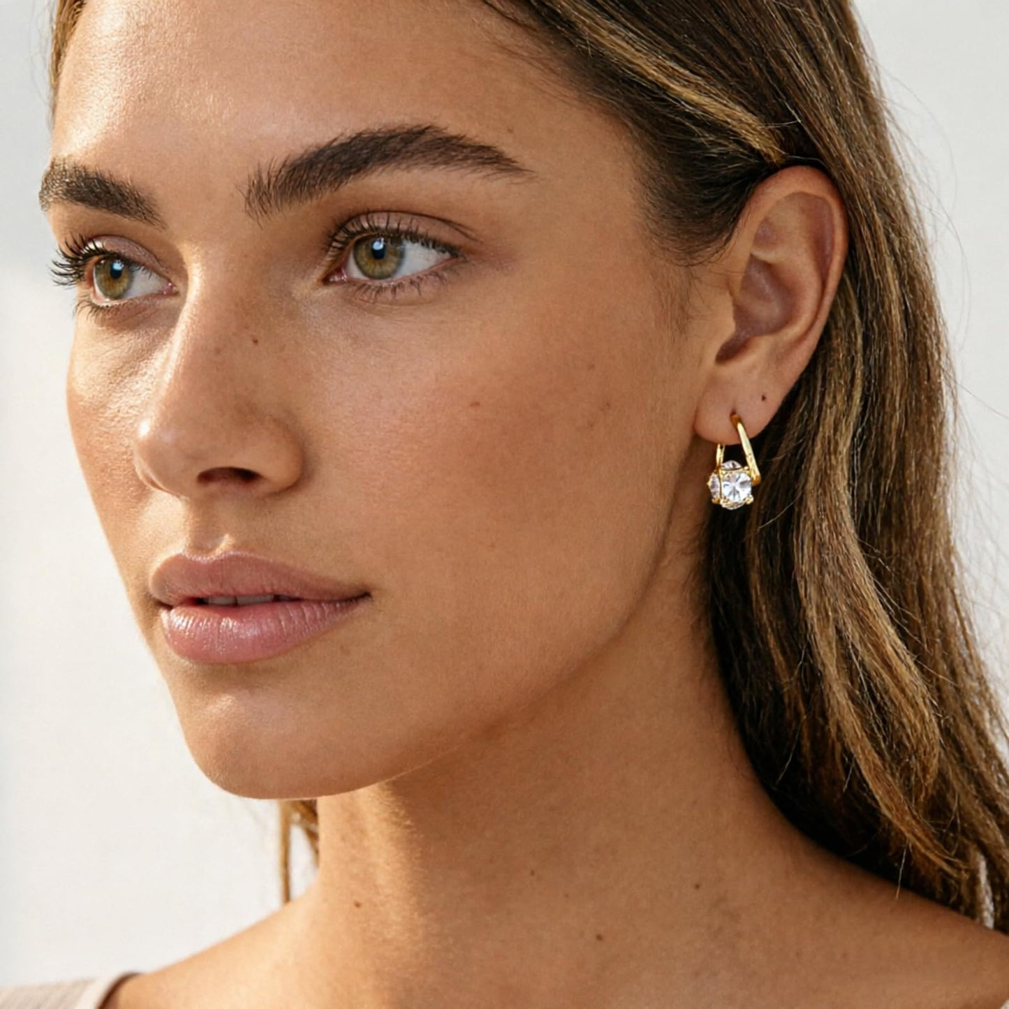 Lymphatic Earrings for Women Negative Lon Lymph Detox Earrings Lymphvity Germanium Earring Drainage Slimming Jewelry Gift (Gold2)