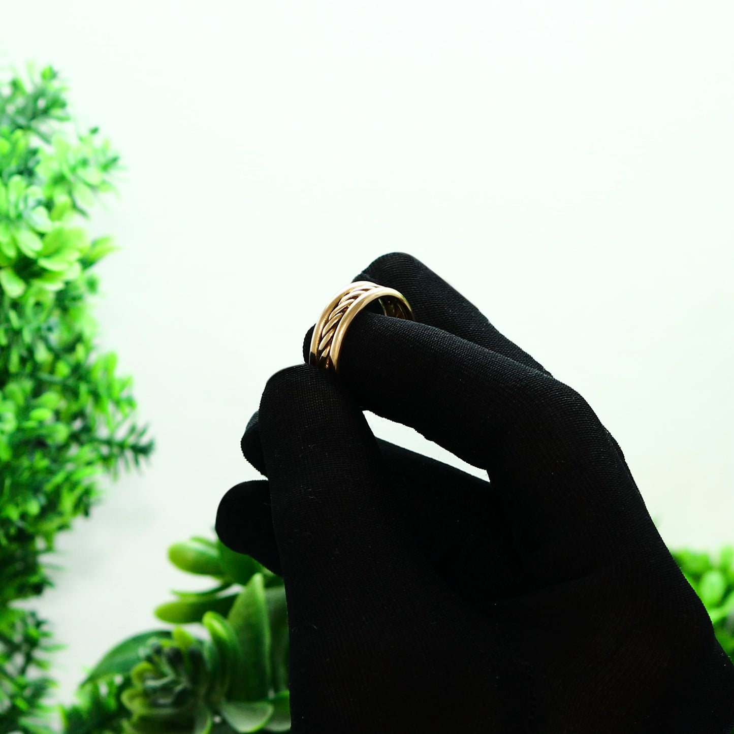 Krishnaa Jewels Pure Copper Classic HandCrafted Band Ring Gift Jewelry for Men and Women (7)