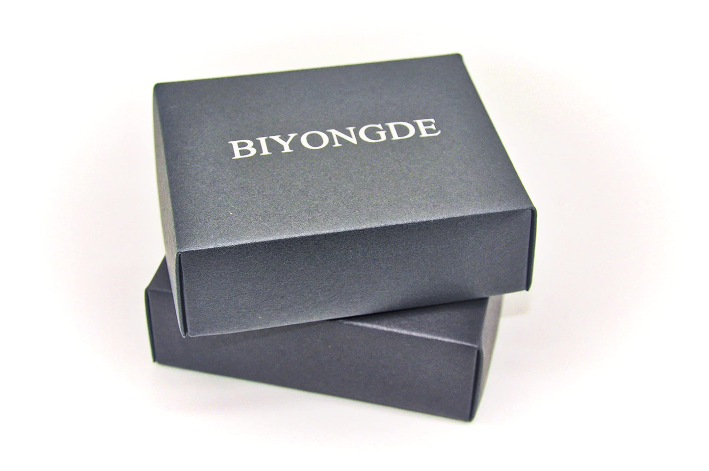BIYONGDE Mens Womens Black Braided Leather Bracelet, Vintage Stainless Steel King Lion Head ID Identification