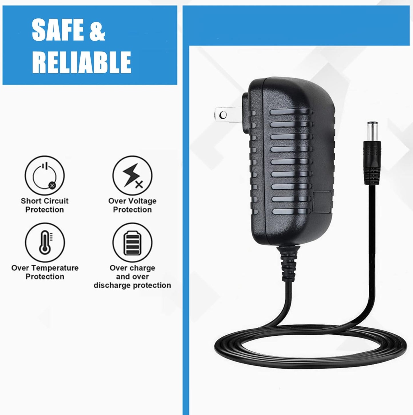 SLLEA ECO4 960H LH150 LH158000 8 H.264 AC Adapter Replacement for Lorex Channel Networdk DVR Power