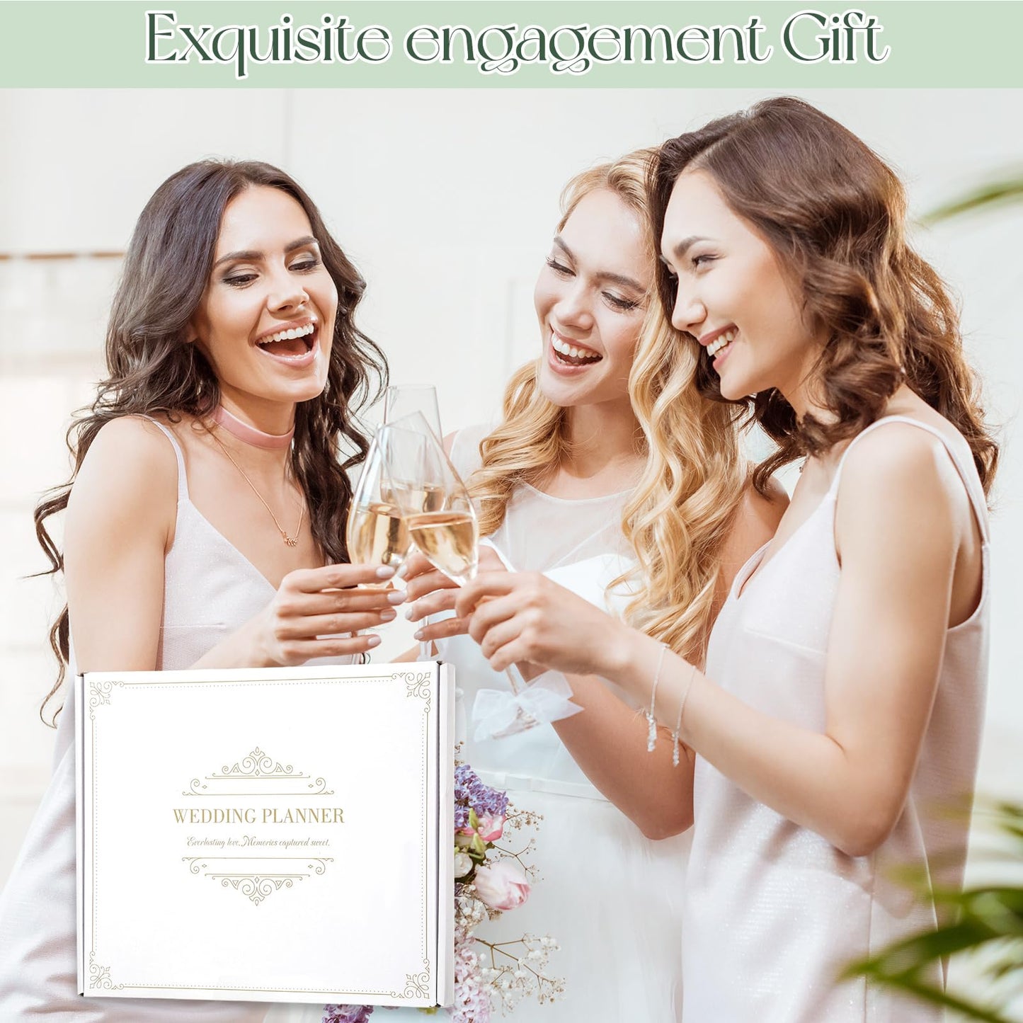 Thboxes Wedding Planner Book & Organizer 88 Sheets, Makes Your Wedding Planning Easy for Brides & Grooms Woman Man Couples Wedding Pannners Notepad Unique Engagement Gift