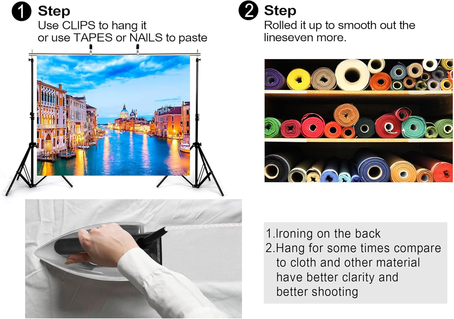 SHDASMIL 5X3ft Sunset Fabric Vintage Steam Locomotive Backdrop Train Tracks Background Western Cowboy Birthday Party