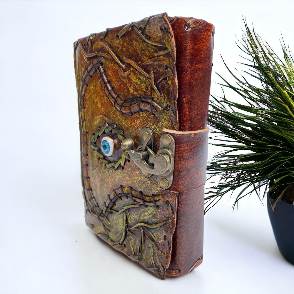 Hocus Pocus Leather Journal, Hocus Pocus Book of Spells, Hocus Pocus Witchcraft Blank Diary, Halloween Leather Journal, Grimoire Book of Shadows, Hocus Pocus Notebook, Halloween Journal 5x7 Inches