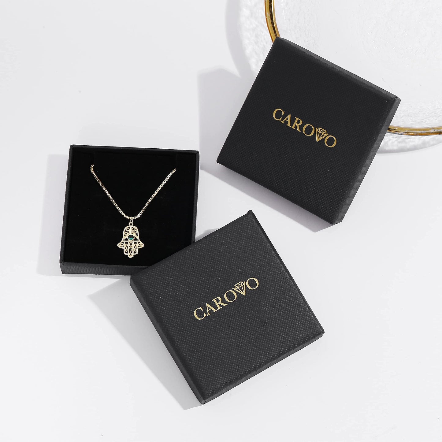 CAROVO Belly Waist Chain for Women 14K Gold Plated Layered Body Chains Boho Pearl Heart Belly Chain Sexy Bikini Body Jewelry for Women Adjustable