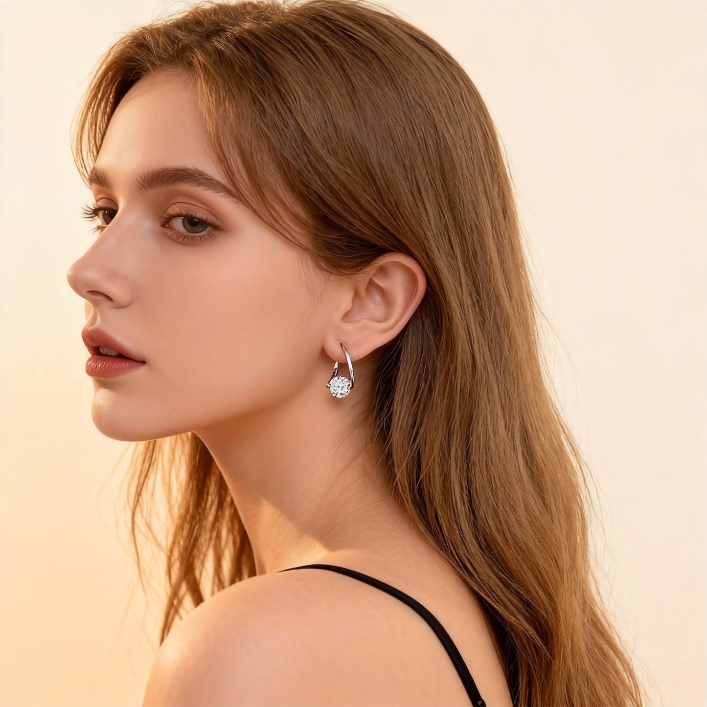 Lymphatic Earrings for Women Histone Lymphvity Drainage Earrings Magnetotherapy Germanium Lymphatic Activity Hoop Earrings Jewelry Gifts