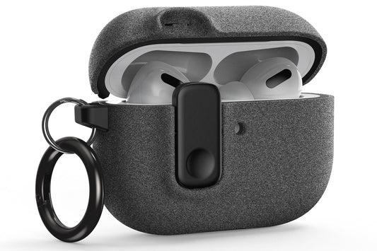 VRS Design Modern Lock for Apple AirPods Pro 3rd Generation Case (2025) – Sleek Protective Style with Locking Security Compatible with Airpods Pro 3 (Sand Stone)