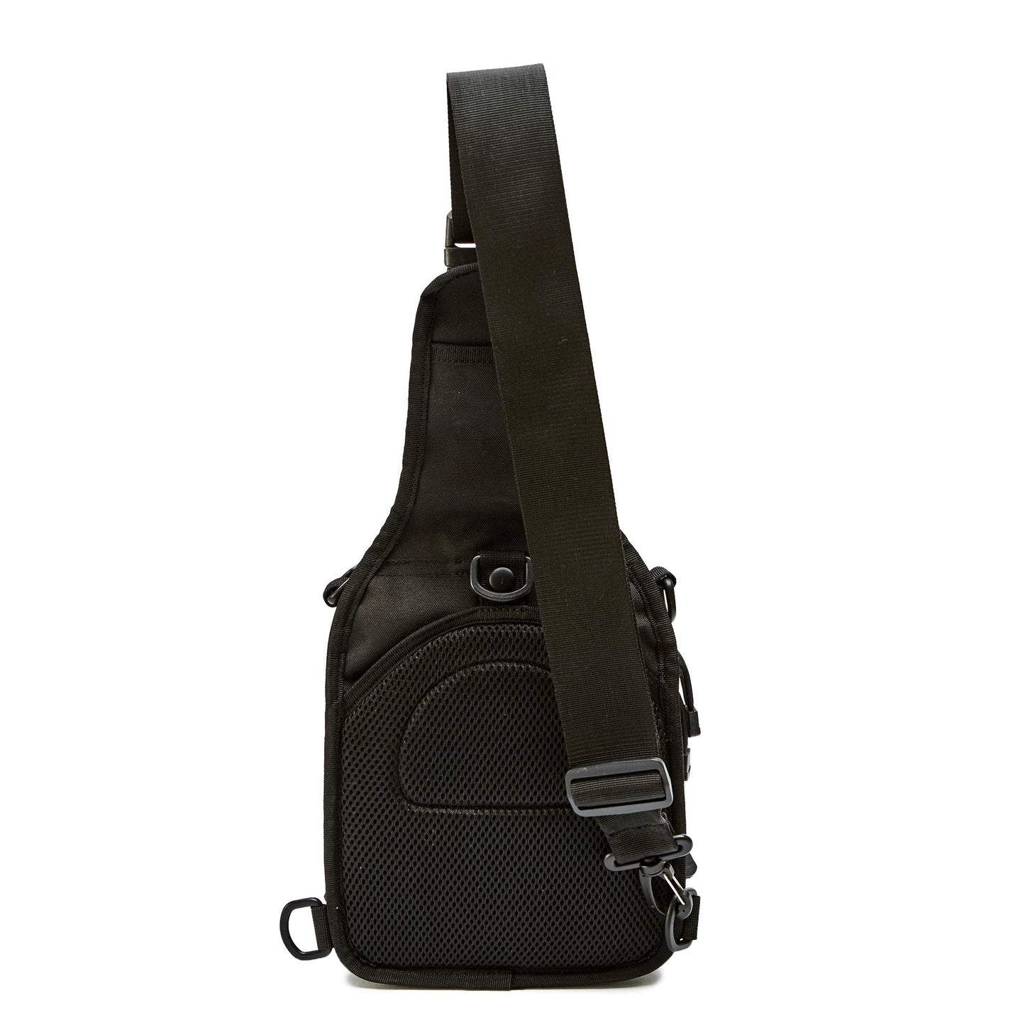 WOLF TACTICAL EDC Sling Bag - Concealed Carry Sling Pack with Laser-Cut MOLLE, Lightweight Tactical Crossbody for Range, Hiking, Travel & Daily Preparedness (Black)