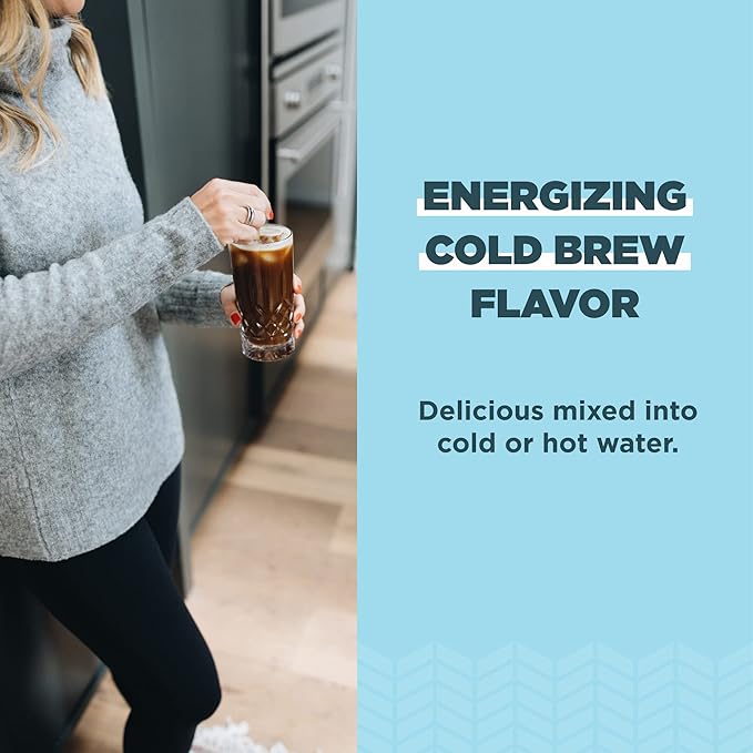 Ancient Nutrition Hydrolyzed Collagen Peptides Powder, Cold Brew Multi Collagen Protein for Women and Men, 40 Servings, Supports Skin and Nails, Gut Health, 17.5 oz