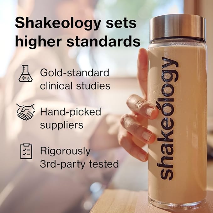 Shakeology 0g Added Sugar Plant Based Protein Powder Blend, Gluten-Free Shake with Vitamins and Minerals ??Helps Support Healthy Weight Loss, Lean Muscle, Gut Health ??Vanilla, 30 Servings