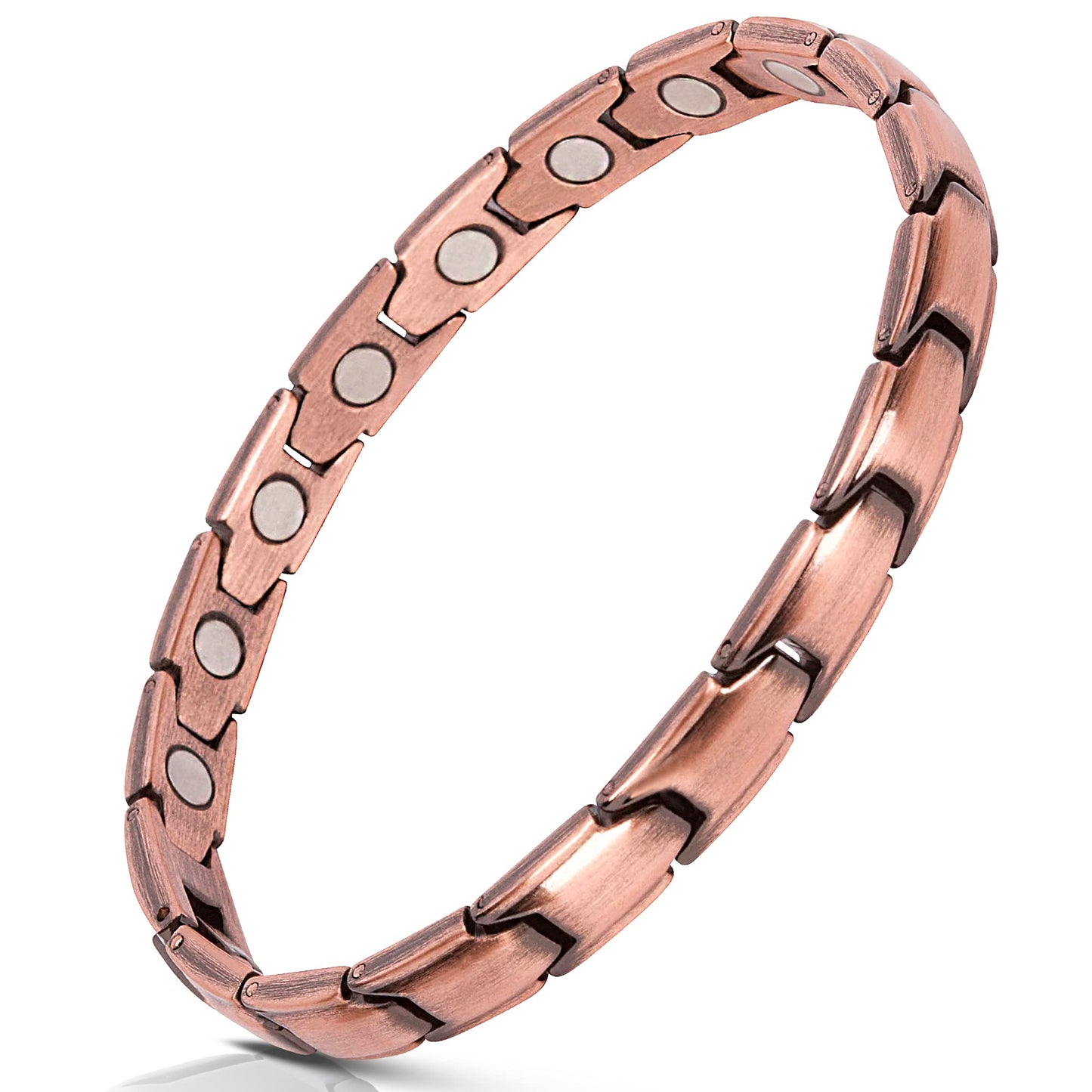 Smarter LifeStyle Elegant Copper Magnetic Bracelet for Women - Adjustable Bracelet Length with Sizing Tool for Perfect Fit, Magnetic Bracelets for Women, Womens Copper Bracelet