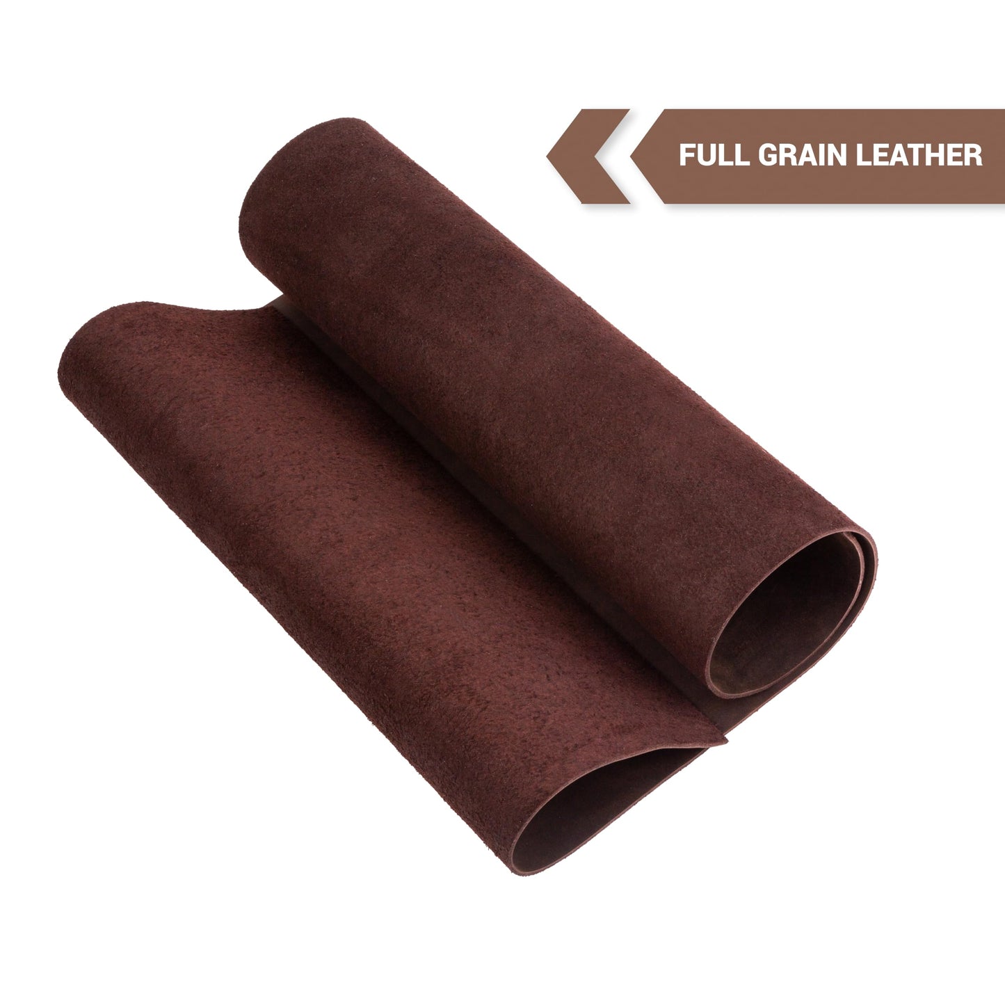 Shkira 12''X24'' Genuine Dark Brown Leather Sheets for Crafts - Tooling Leather Square - 2.0MM Thick Genuine Top Full Grain Oil Tan - Thick Cowhide Pieces Square