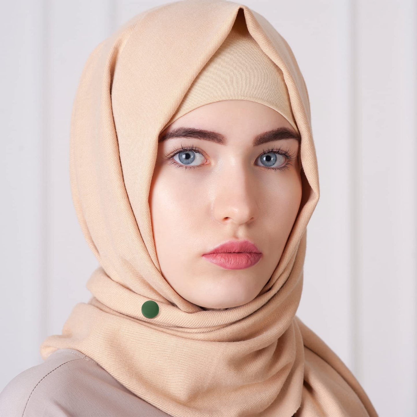8 Pairs Strong Hijab Magnets Multi-use Pinless Hijab Pins Women for Scarf Dress Cleavage Muslim Magnetic Buttons Veil Pins(Matte Style)