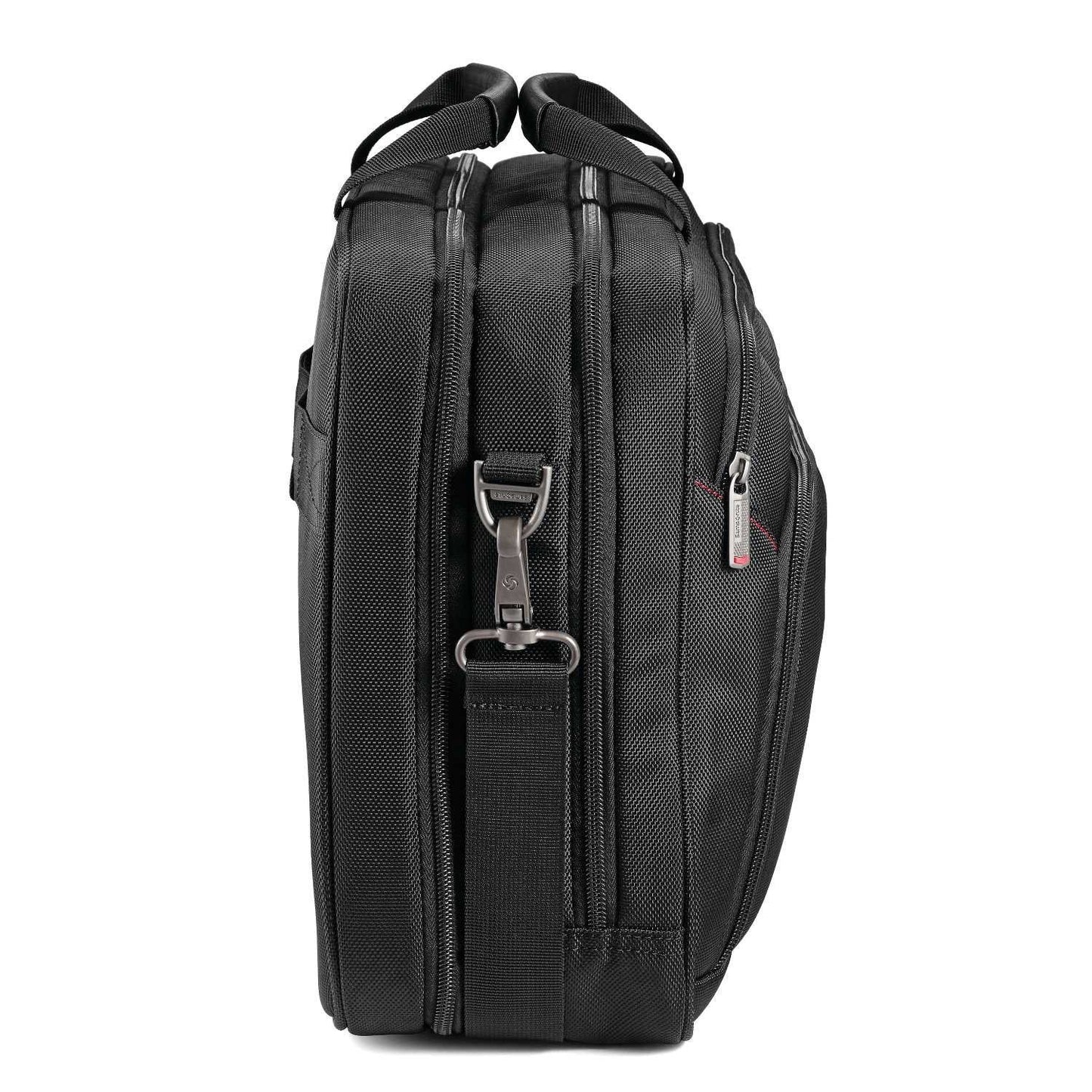 Samsonite Xenon 3.0 Gusset Check-Point Friendly Tech Locker Brief, Black, Double Gusset