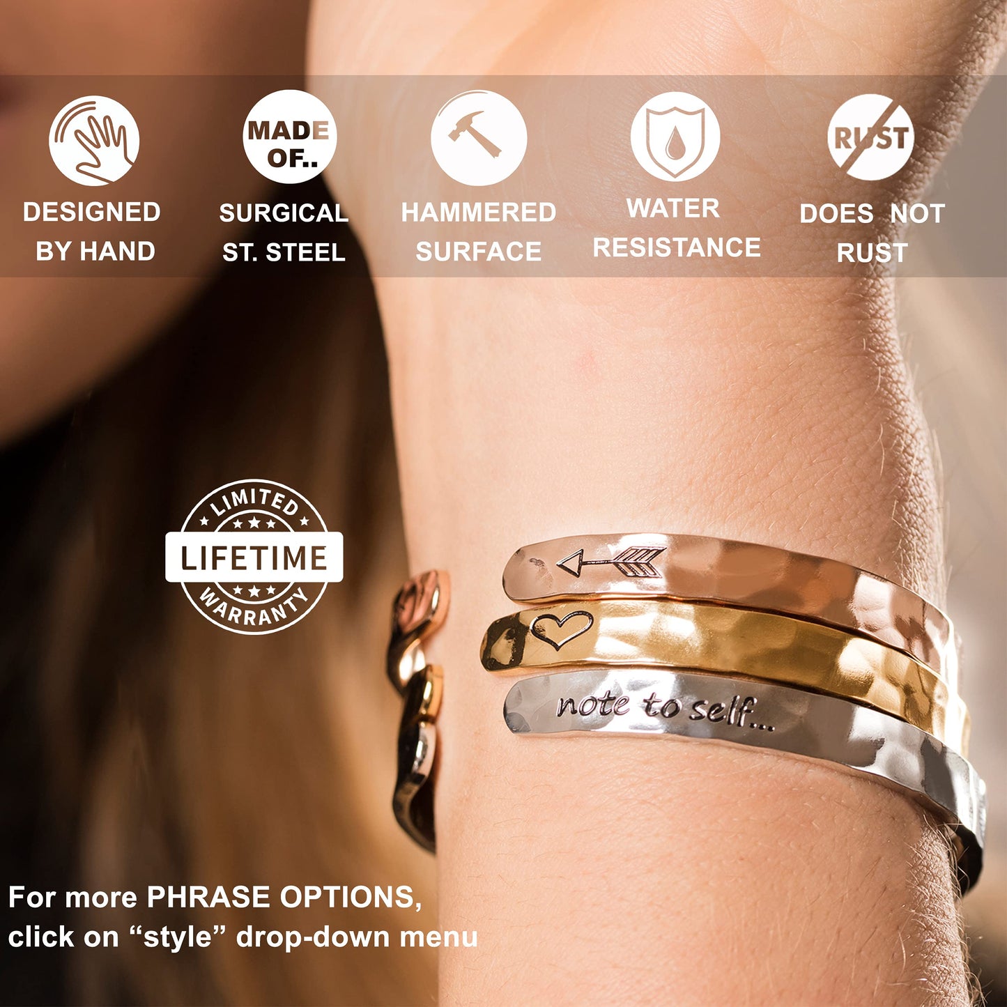 Carviell Aunt Niece Bracelet – “Side by Side or Miles Apart” Engraved Cuff, Aunt and Niece Jewelry, Meaningful Gift for Women, Birthday, Christmas, Long Distance Relationship Silver Bangle