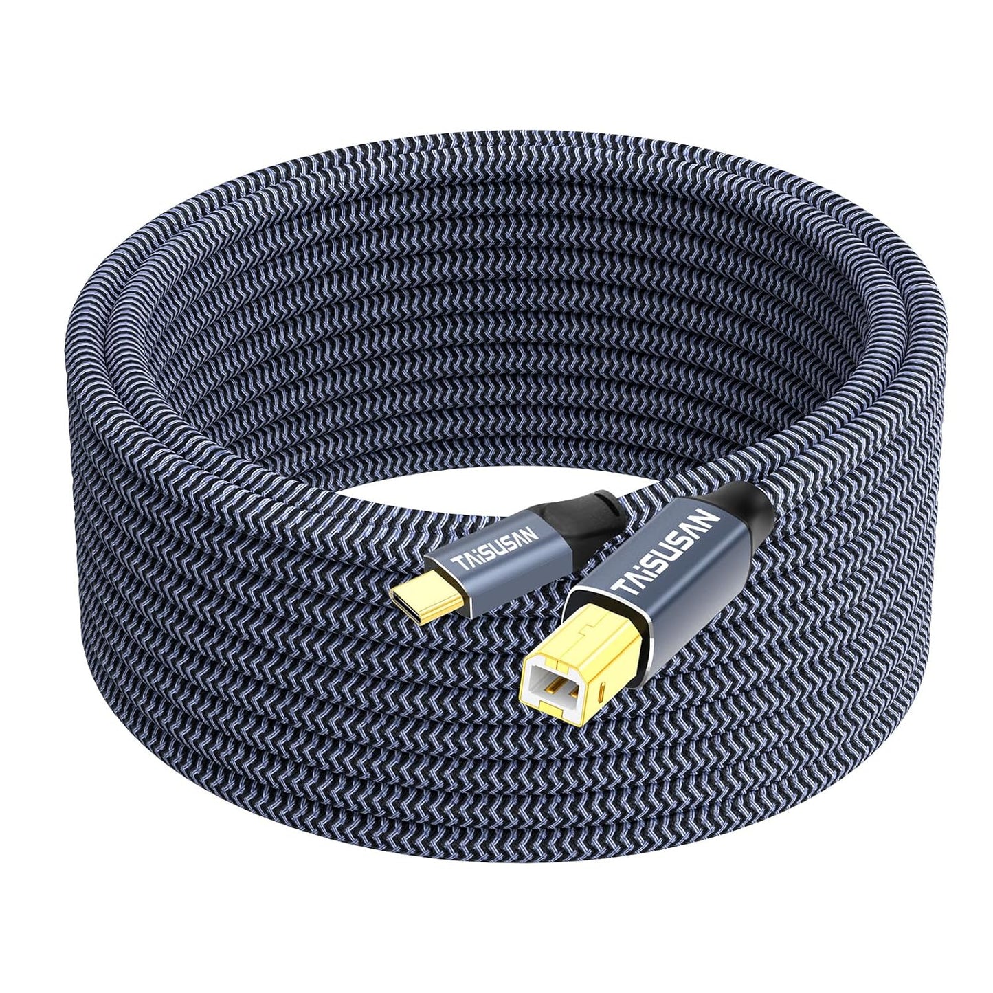 10ft USB C to USB B Printer Cable - Versatile Connectivity