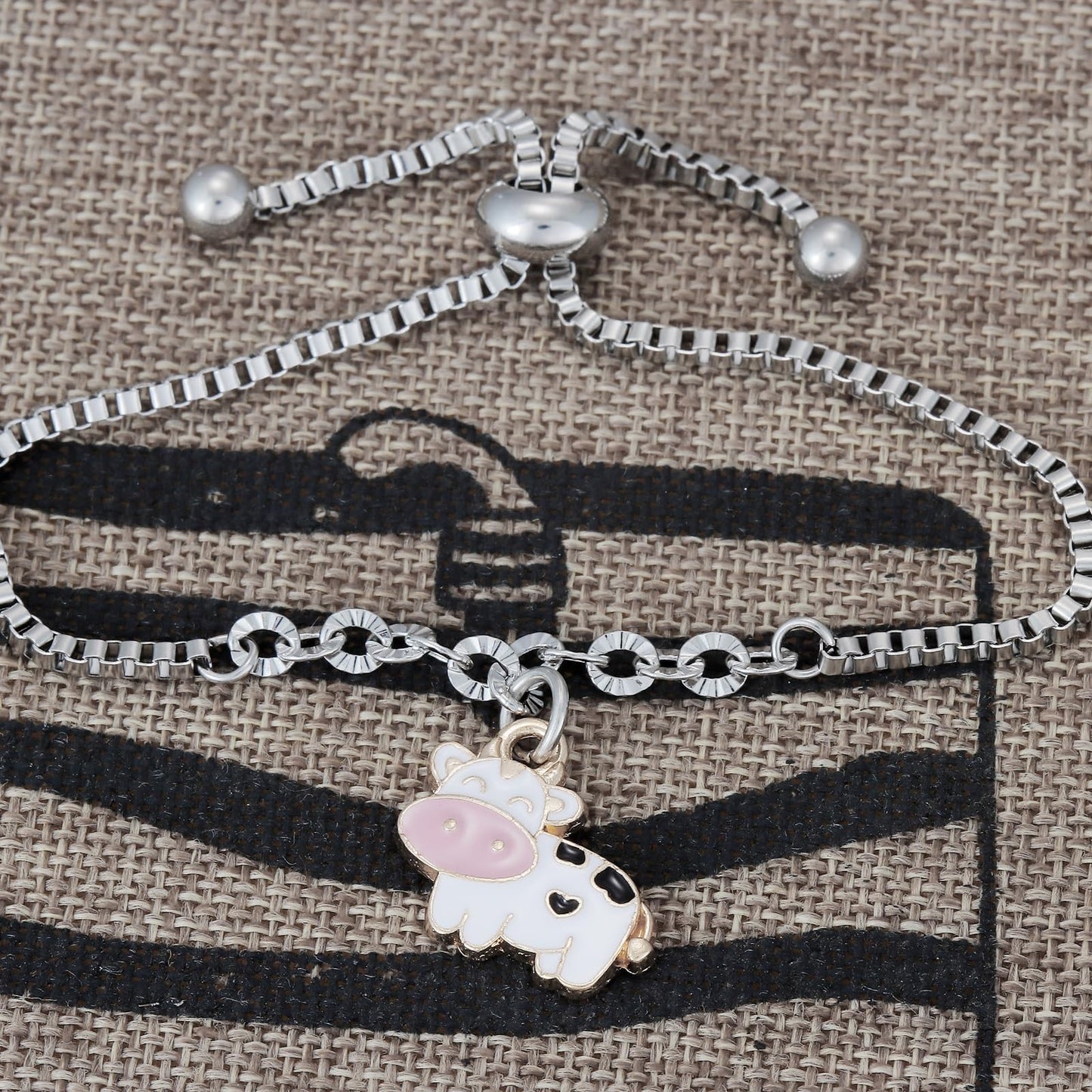 Kivosliviz Cow Bracelet Gifts for Women - Cow Themed Jewelry
