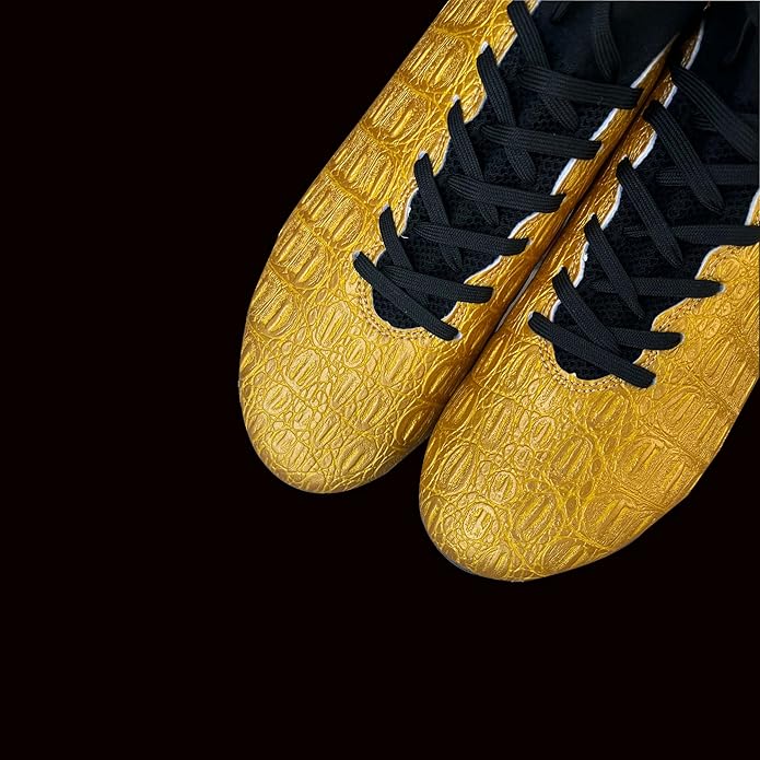 Soccer Cleats High-Top Outdoor Non-Slip Football Shoes Protection Lightweight for Firm Ground Training Breathable Fit (Size 6-13)
