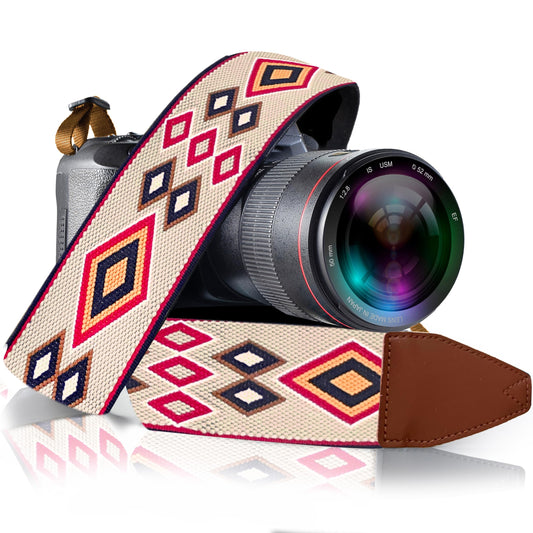 Art Tribute Camera Strap For Photographers Padded Universal Fit Neck Shoulder & Crossbody Strap Quick Release For DSLR/SLR/Mirrorless Canon Nikon Sony Olympus Compatible Great Gift for Photographers