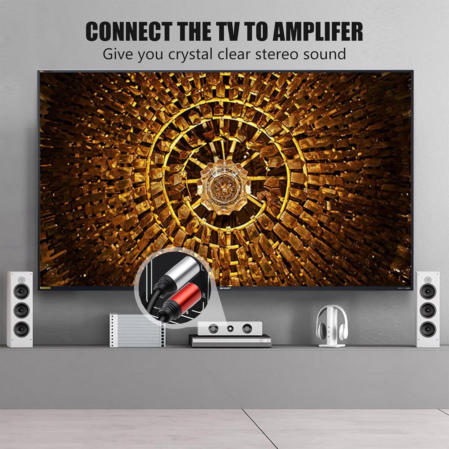 2RCA 2RCA 10ft, 2 2 (10Ft/3m) Tan QY to Cable Gold-Plated RCA Male to RCA Male Stereo Audio Cable for Home Theater