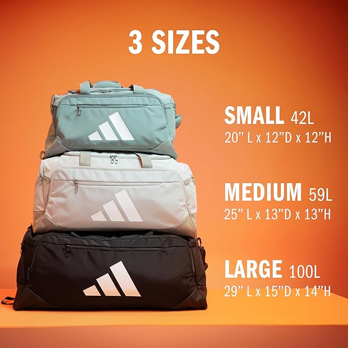 Adidas Defender 5 Medium Duffel Bag – Teal, 59L Capacity