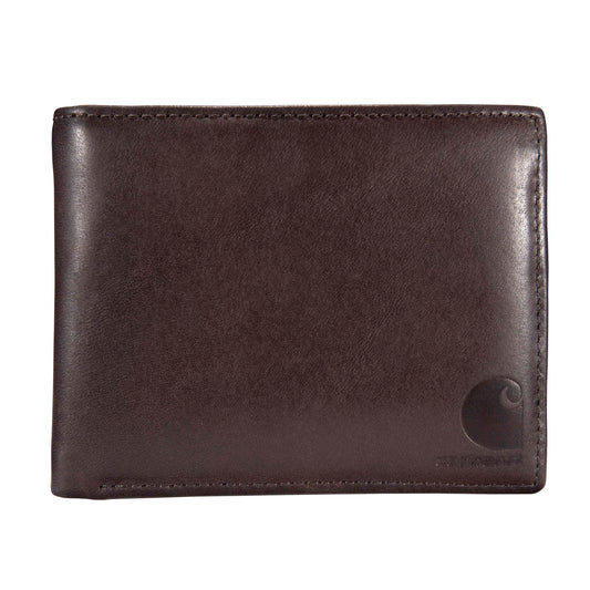Carhartt Men’s Oil Tan Leather Wallet, Front Pocket, Passcase & Trifold Designs, Long-Lasting Construction, Gifts for Men