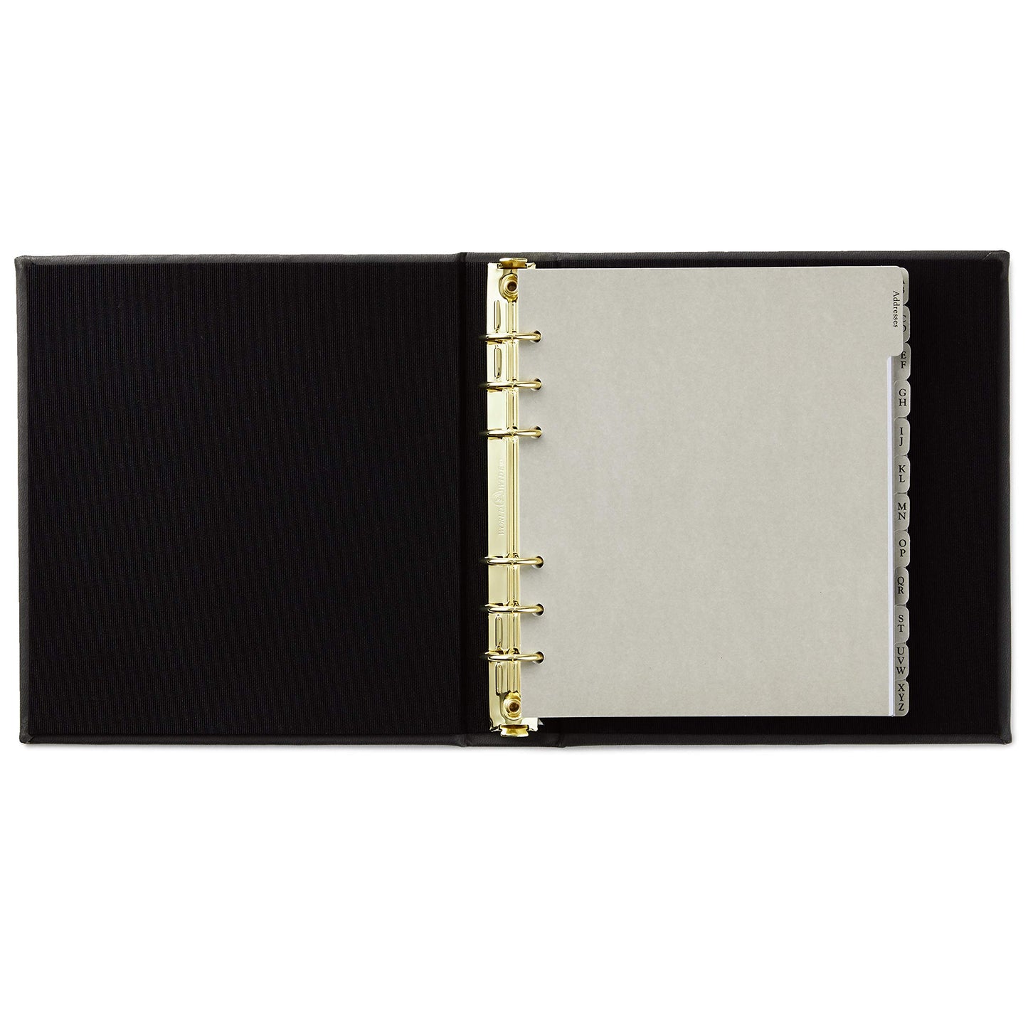 Hallmark Refillable Address Book (Charcoal)