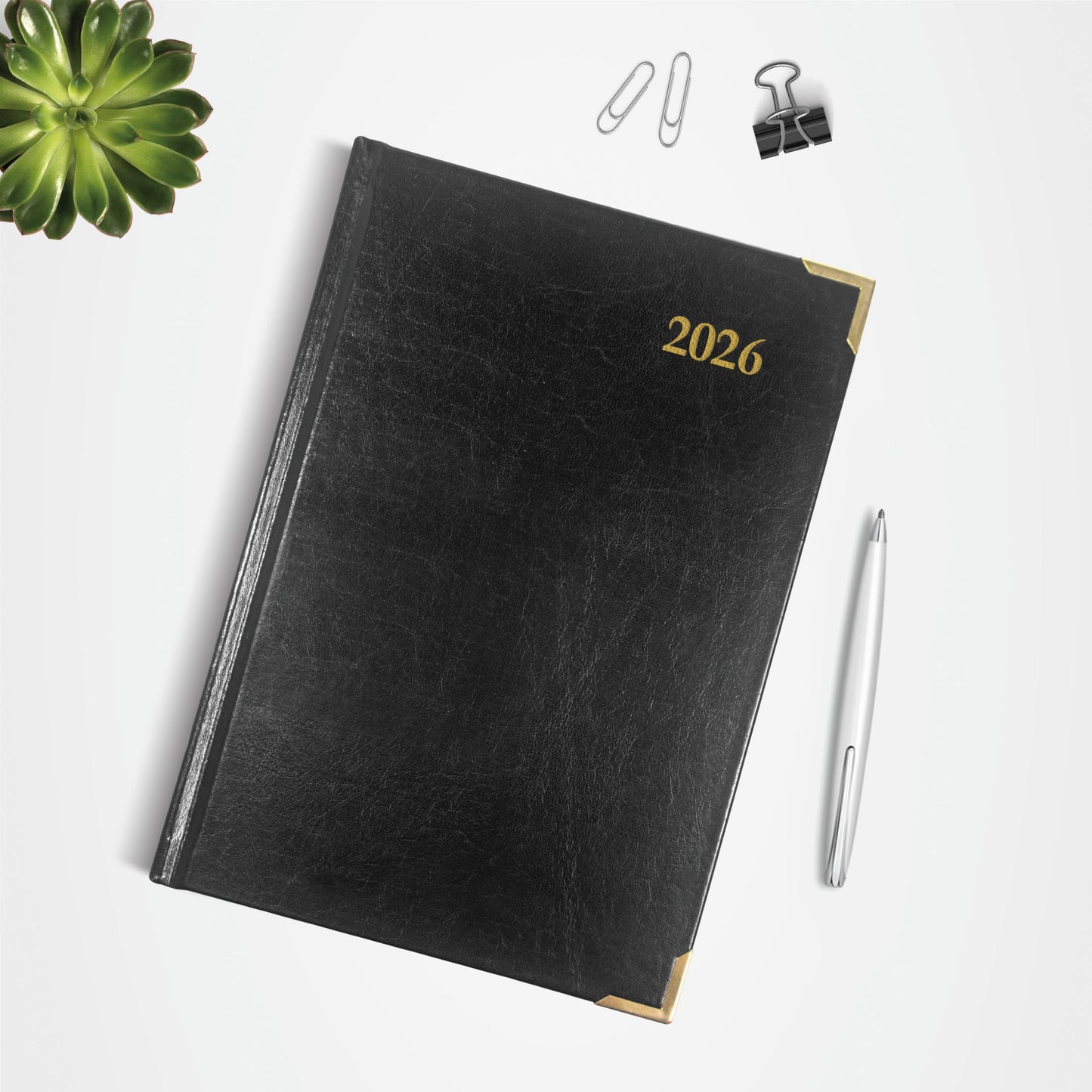 Brownline® 2026 Executive Weekly Planner, Appointment Book, 12 Months, January to December, Sewn Binding, 8.187" x 5.625", Assorted Colors, Trilingual (CBE507.ASX-26)