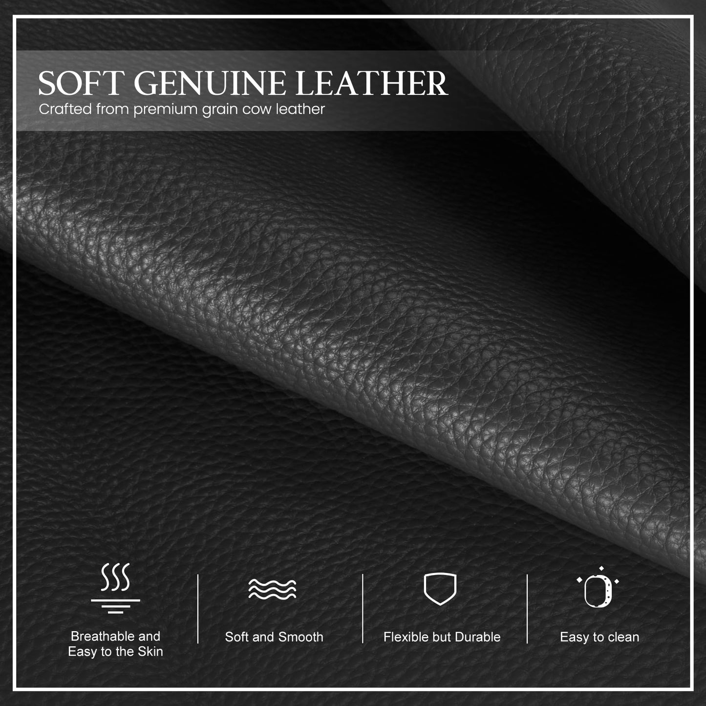 befen Black Crossbody Leather Purse for Women Small Real Genuine Leather Shoulder Bags with RFID Blocking, Saddle Bag Purses for Women 2026 Summer Cross Body Handbags for Daily Travel
