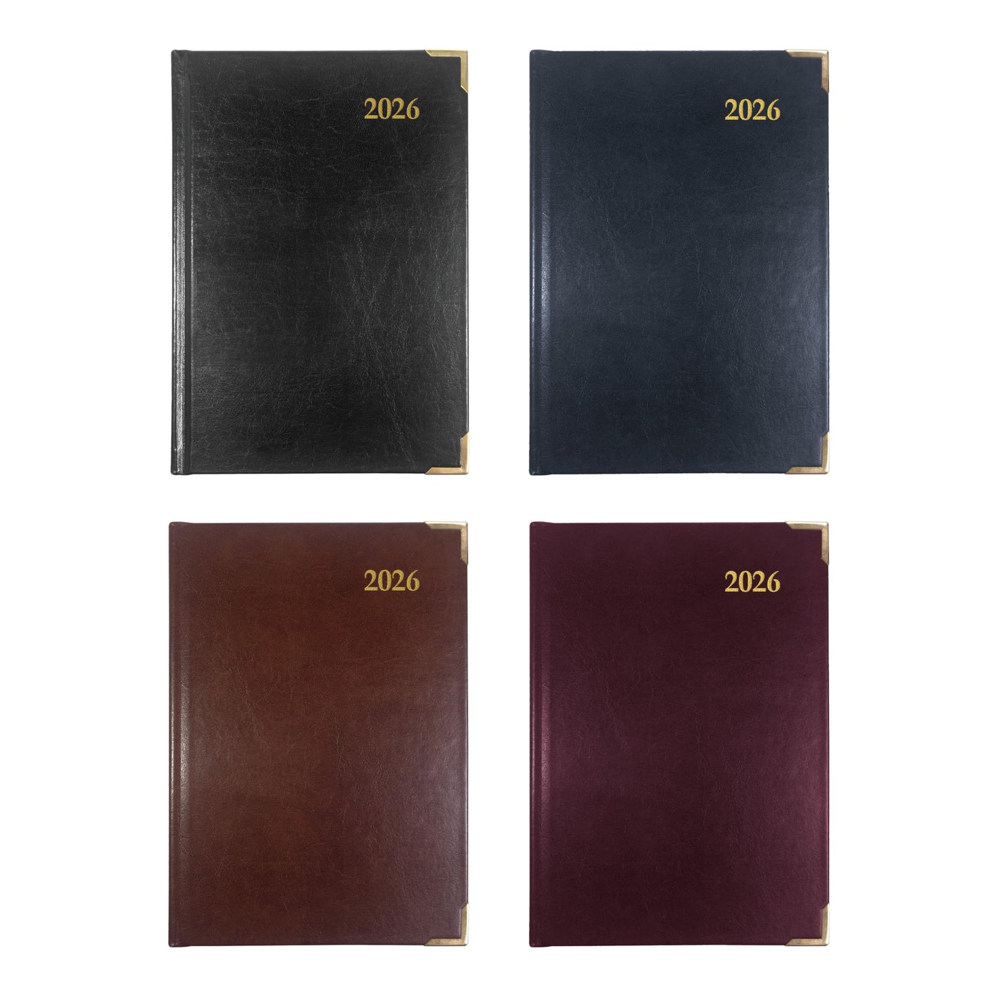 Brownline® 2026 Executive Weekly Planner, Appointment Book, 12 Months, January to December, Sewn Binding, 8.187" x 5.625", Assorted Colors, Trilingual (CBE507.ASX-26)